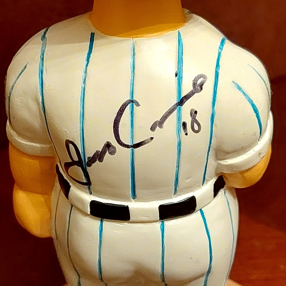 Very Rare Jeff Conine Baseball Player Florida Marlins Orthographed Bobble Head
